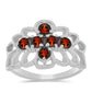 Anillo de Plata con Granate Barton