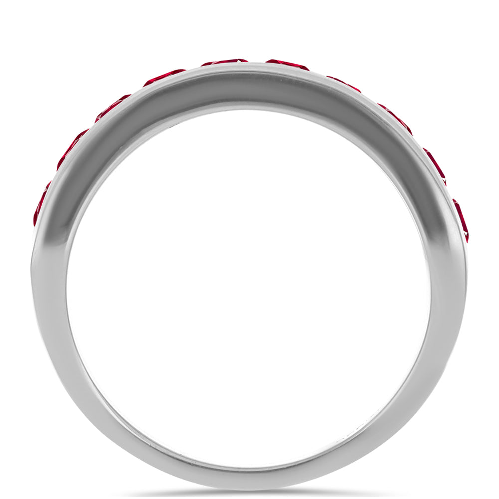 Anillo de Plata con Rubí de Madagascar