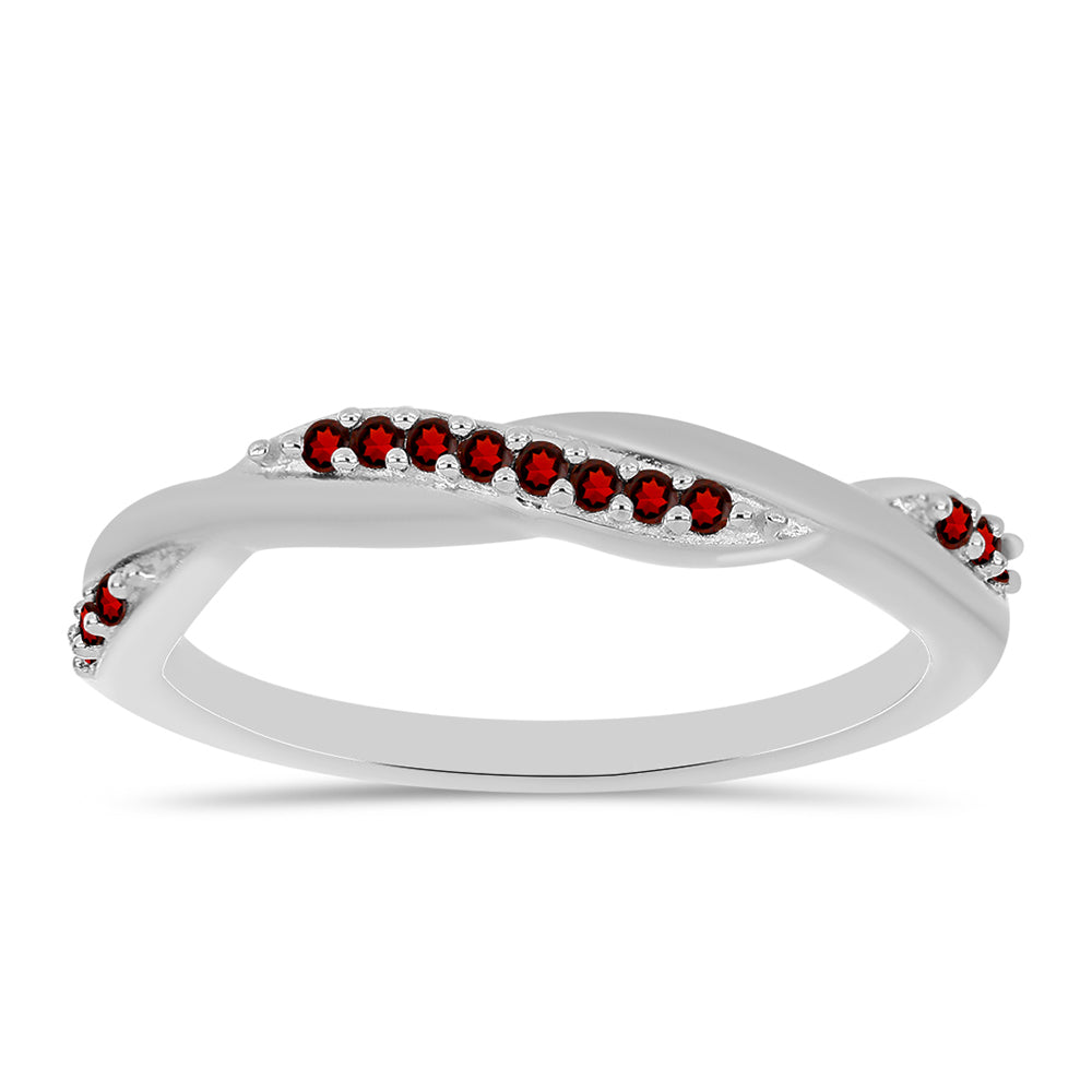 Anillo de Plata con Granate Barton 1 