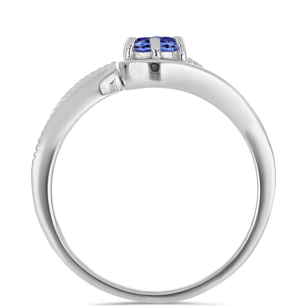 Anillo de Plata con Tanzanita 2 
