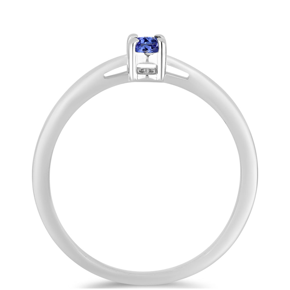 Anillo de Plata con Tanzanita 2 