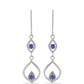 Pendientes de Plata con Tanzanita
