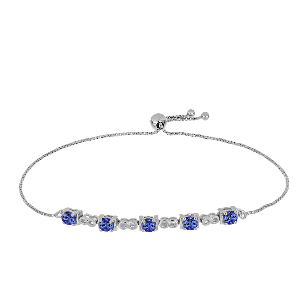 Pulsera de Plata con Tanzanita 1 