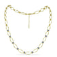 Conjunto de Plata Bañada en Oro con Tanzanita ( Collar +Pulsera )