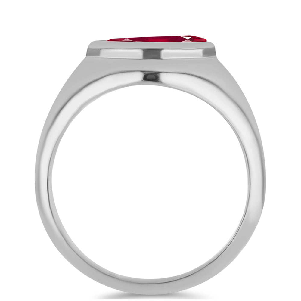 Anillo de Plata con Rubí de Madagascar 2 
