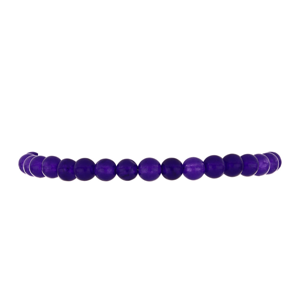 Pulsera de Plata con Jade Púrpura 2 