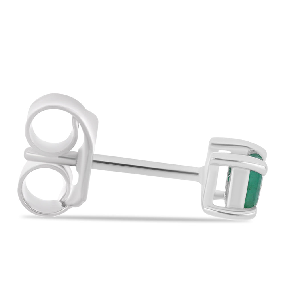 Pendientes de Plata con Esmeralda de Brasil 2 