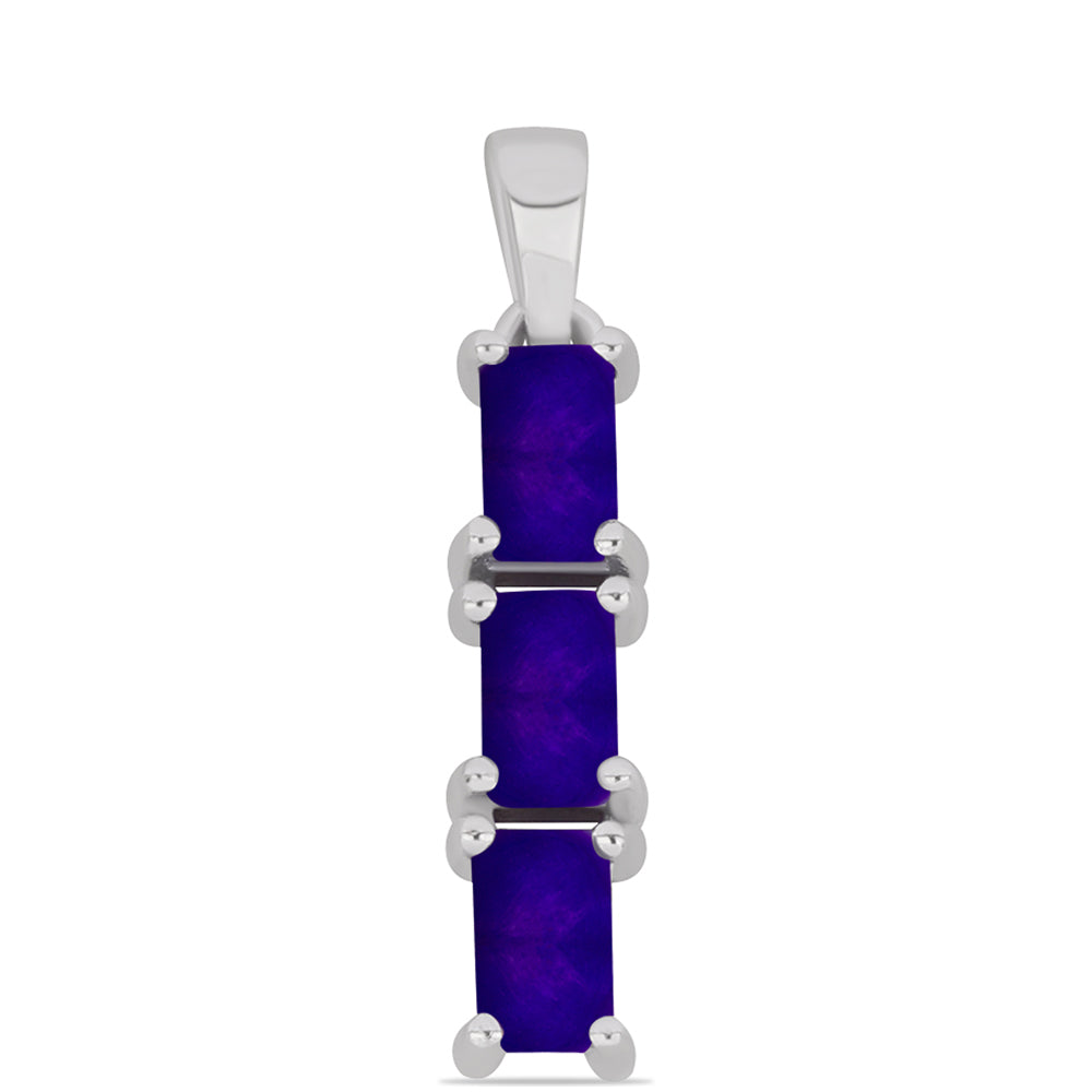 Colgante de Plata con Jade Púrpura