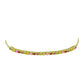 Pulsera de Plata Bañada en Oro con Zafiro Arco Iris Rosebery