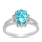 Anillo de Plata con Cuarzo Paraiba