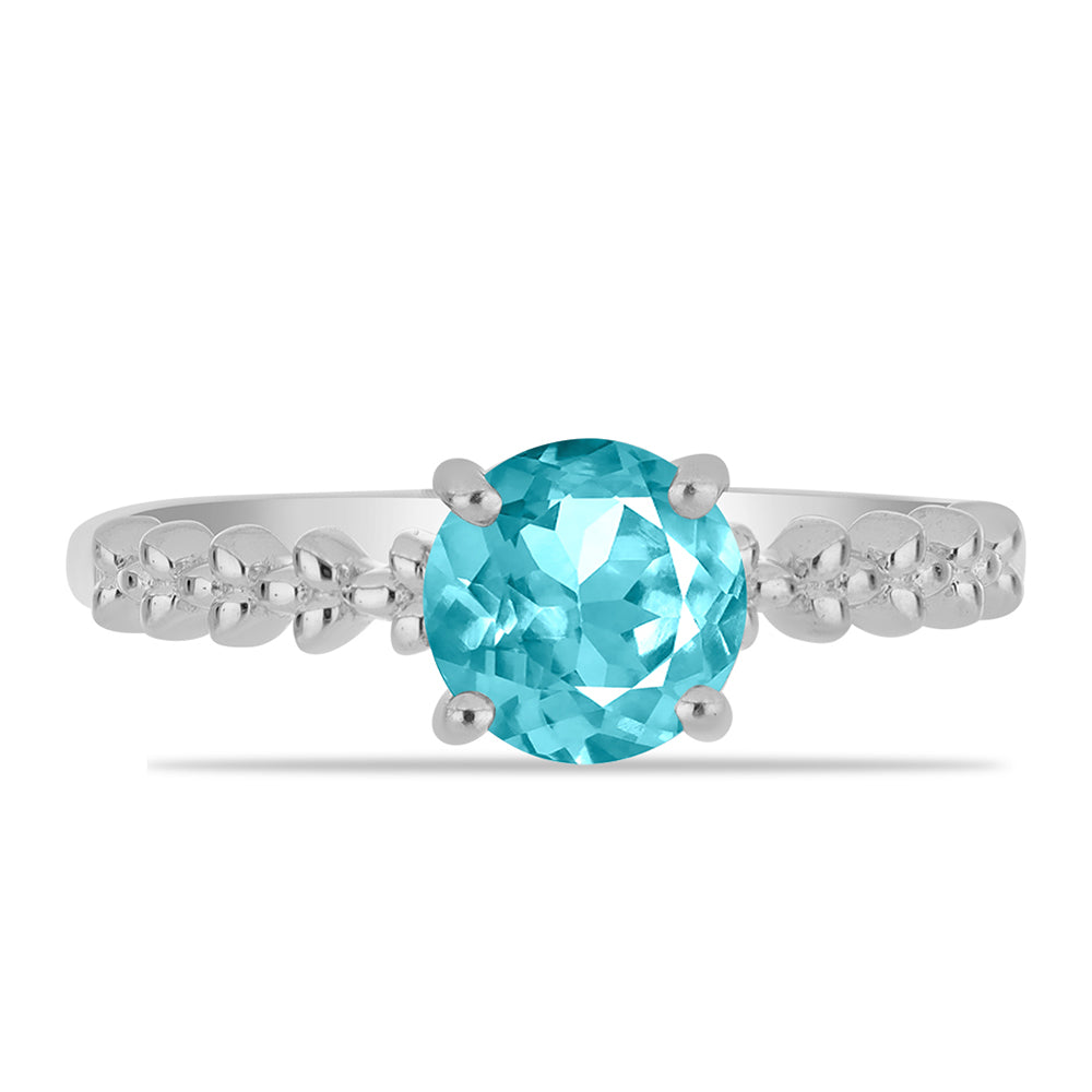 Anillo de Plata con Cuarzo Paraiba 1 
