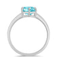 Anillo de Plata con Cuarzo Paraiba