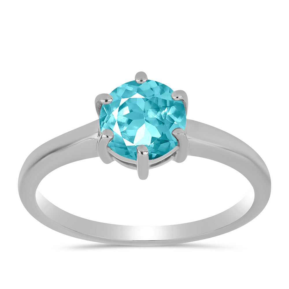 Anillo de Plata con Cuarzo Paraiba 3 
