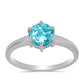 Anillo de Plata con Cuarzo Paraiba