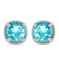 Pendientes de Plata con Cuarzo Paraiba