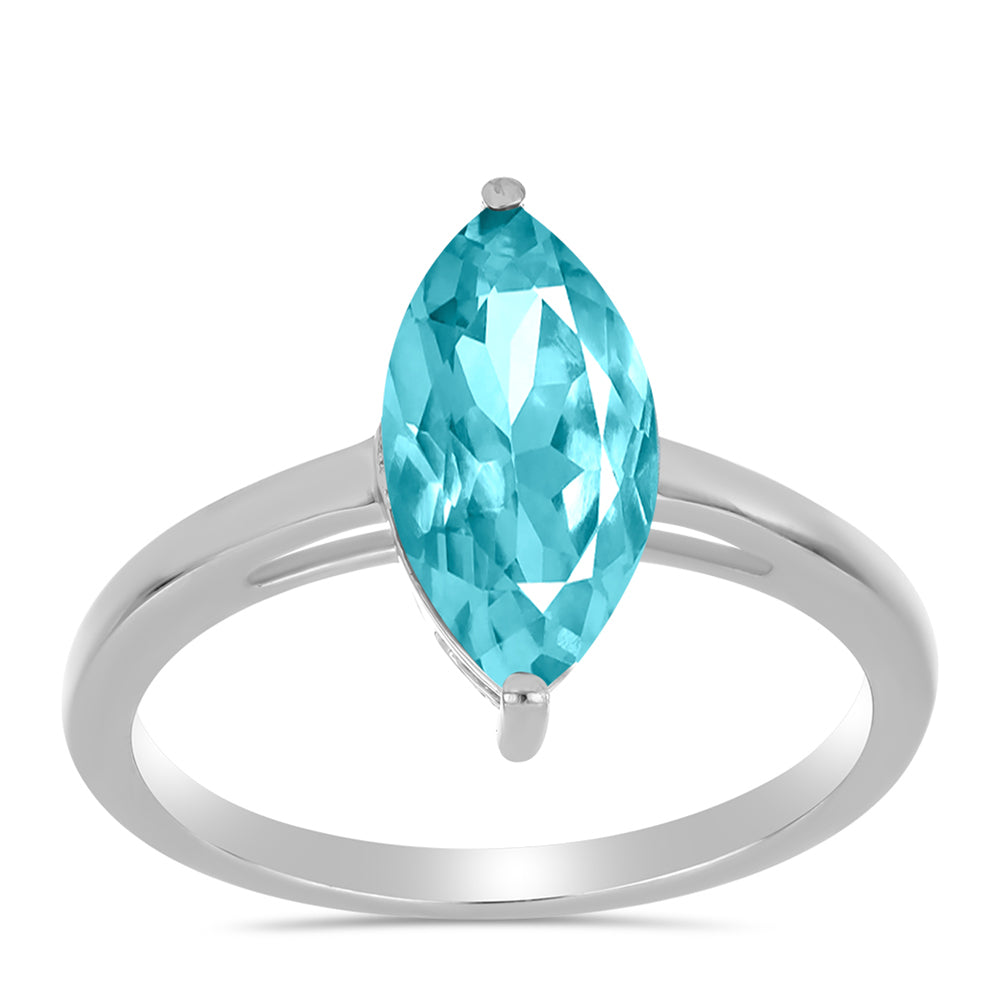 Anillo de Plata con Cuarzo Paraiba 3 