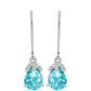 Pendientes de Plata con Cuarzo Paraiba