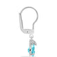 Pendientes de Plata con Cuarzo Paraiba