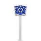 Anillo de Plata con Zafiro Azul Australiano