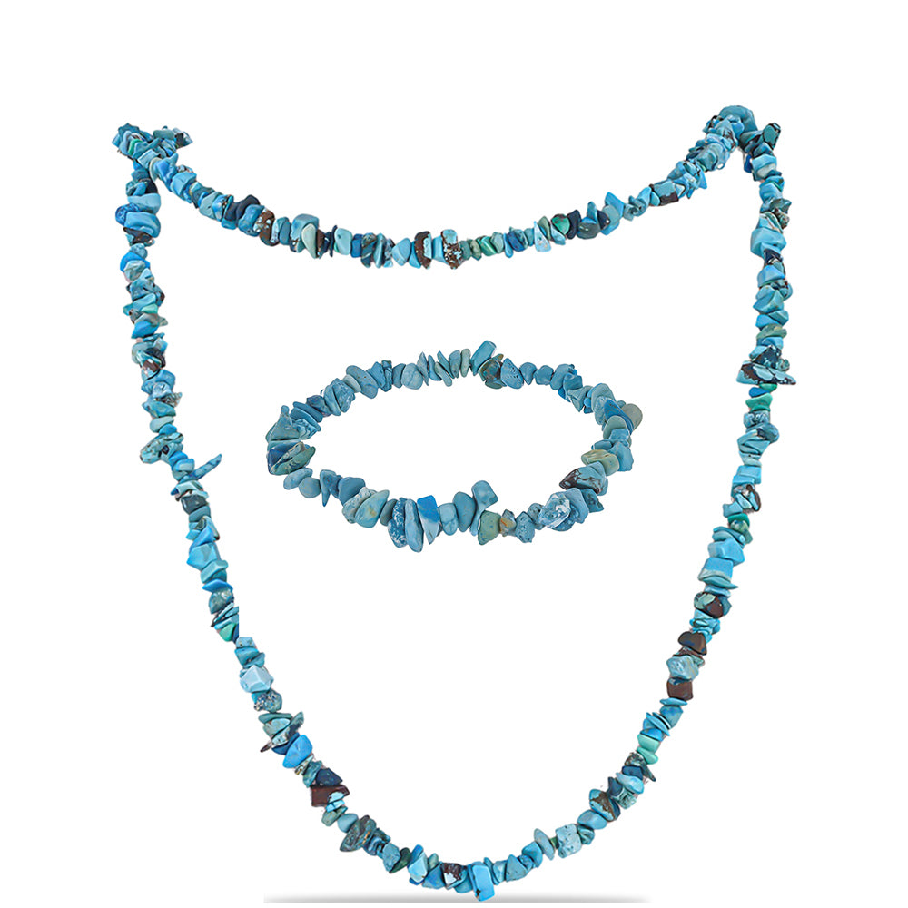 Conjunto Pepita con Turquesa Ostra ( Collar +Pulsera ) 1 