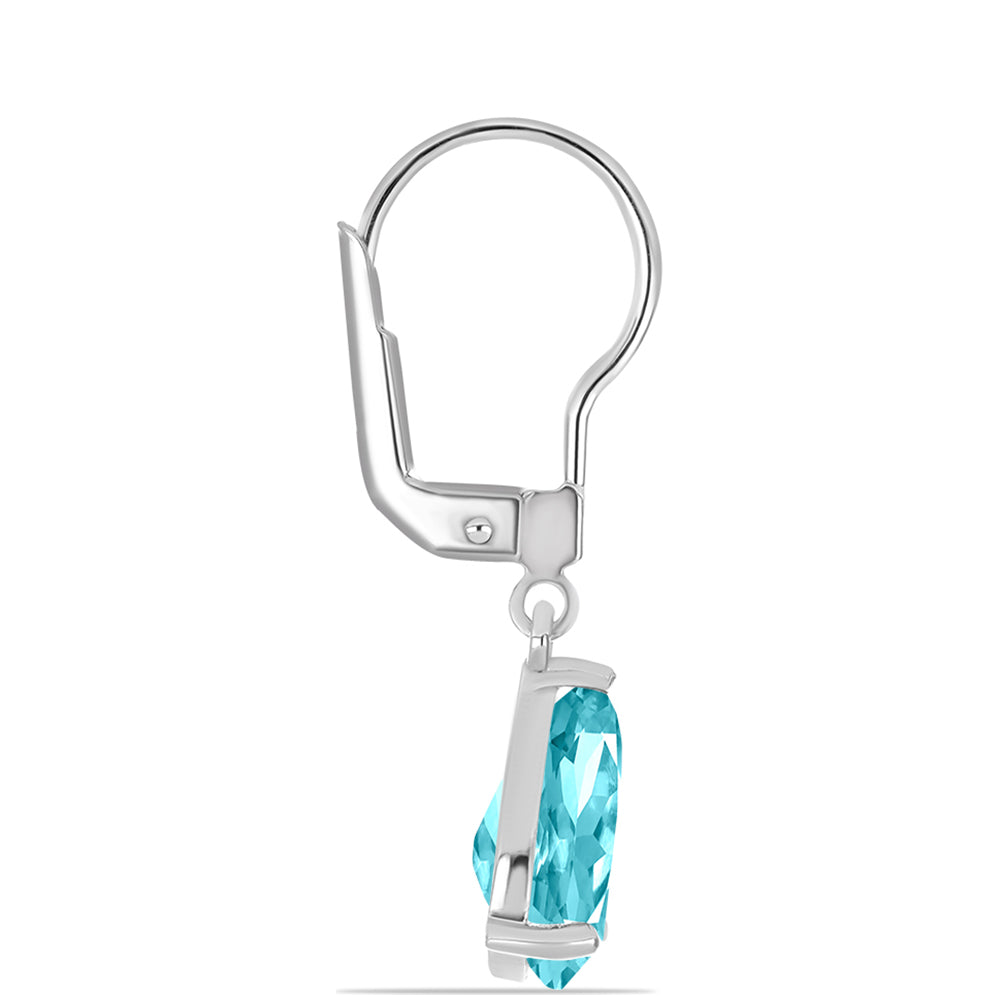 Pendientes de Plata con Cuarzo Paraiba 2 