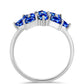 Anillo de Plata con Zafiro Azul Australiano