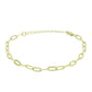Pulsera de Plata Bañada en Oro