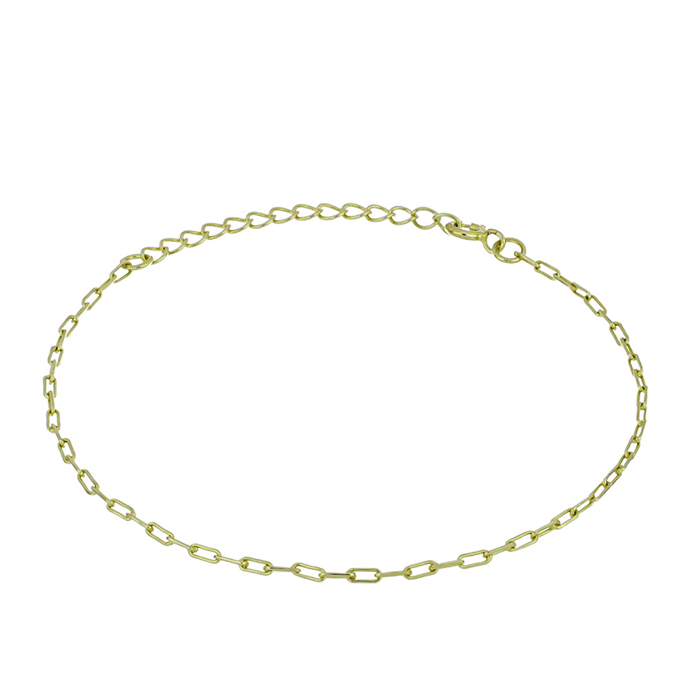 Pulsera de Plata Bañada en Oro