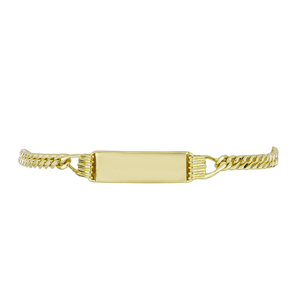 Pulsera de Plata Bañada en Oro 2 