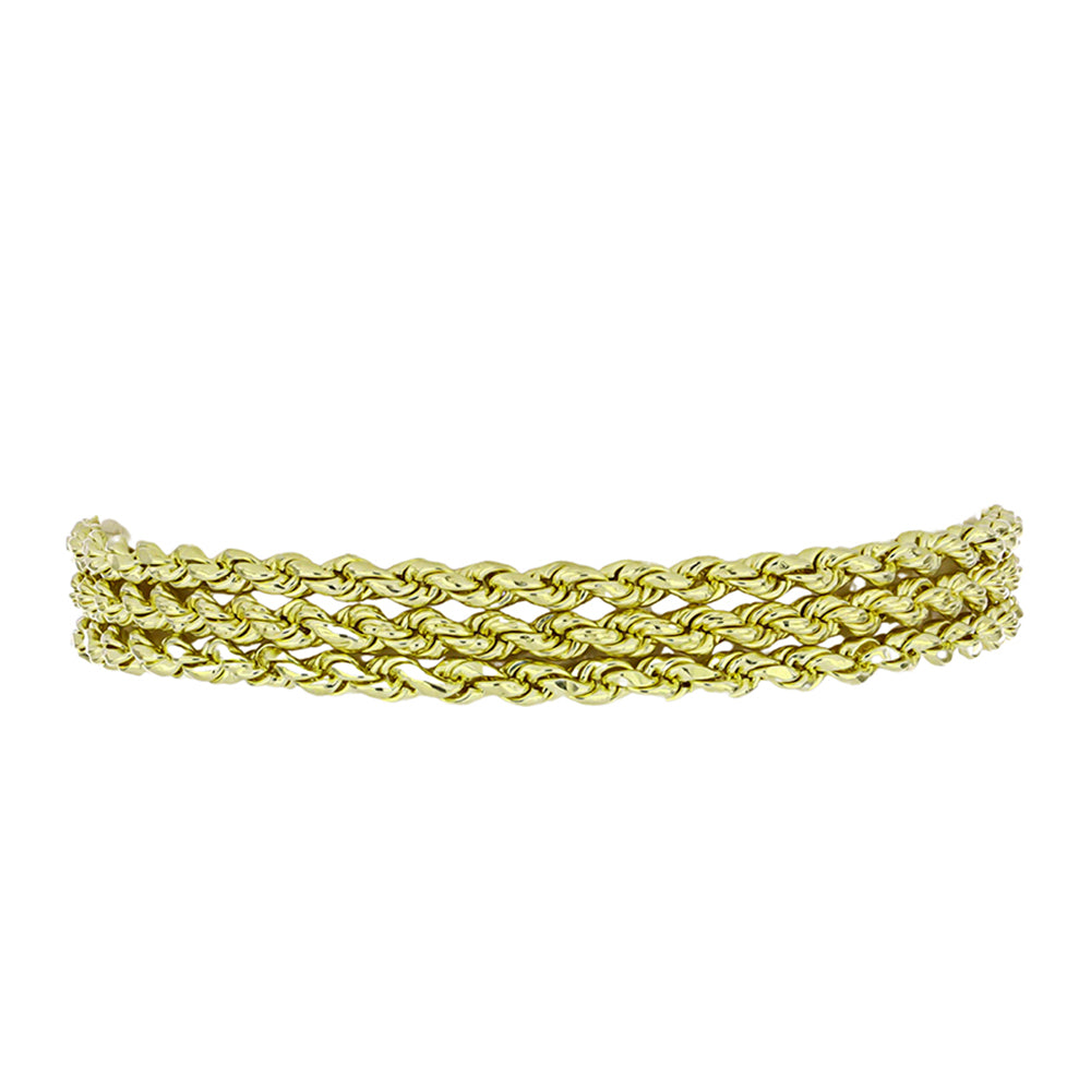 Pulsera de Plata Bañada en Oro 2 