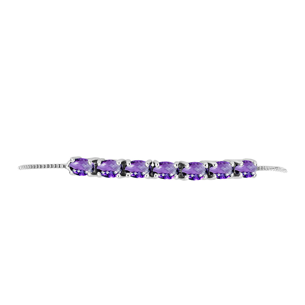 Pulsera de Plata con Amatista de Marruecos 2 