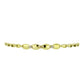 Pulsera de Plata Bañada en Oro con Diamante Champagne y Diamante blanco