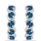 Pendientes de Plata con Topacio Azul Londres