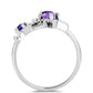 Anillo de Plata con Amatista de Marruecos