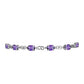 Pulsera de Plata con Amatista de Marruecos
