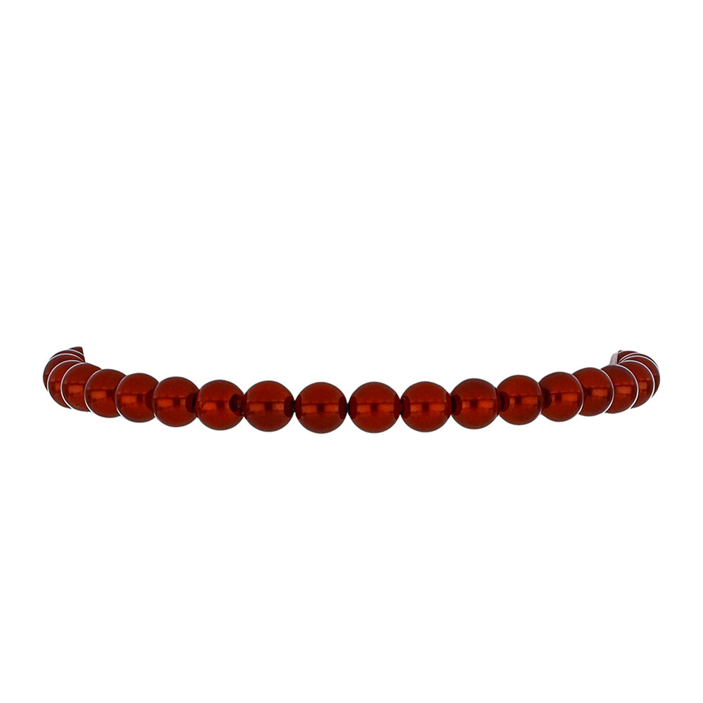 Conjunto Pepita con Perla roja de río ( Collar +Pendientes +Pulsera ) 4 