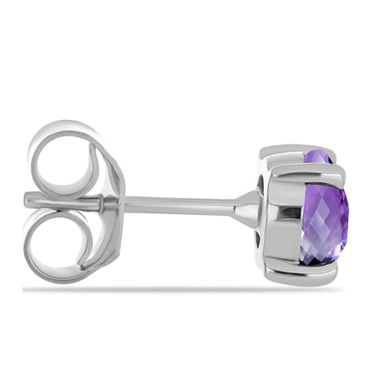Pendientes de Plata con Amatista de Marruecos
