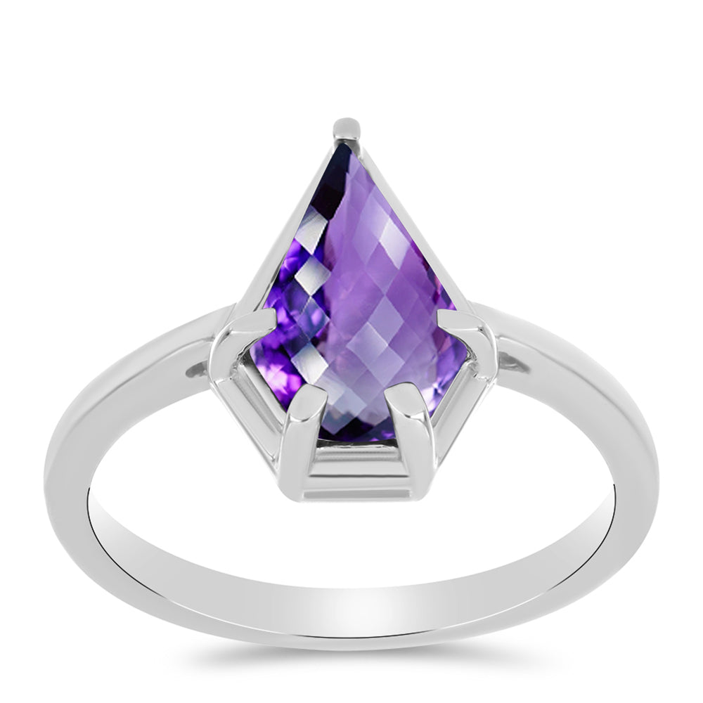 Anillo de Plata con Amatista de Marruecos 3 