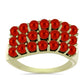 Anillo de Plata Bañada en Oro con Perla roja de río
