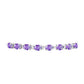 Pulsera de Plata con Amatista de Marruecos