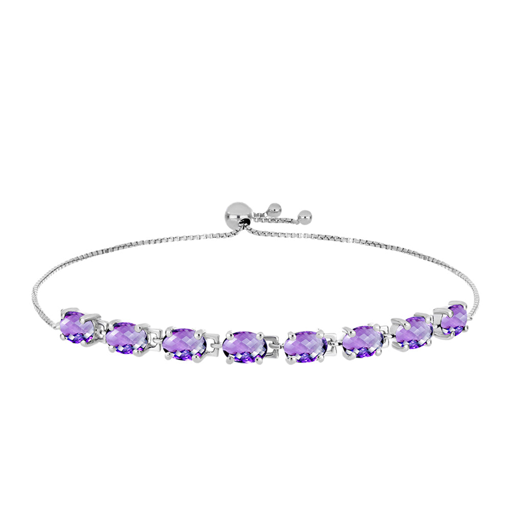 Pulsera de Plata con Amatista de Marruecos 1 