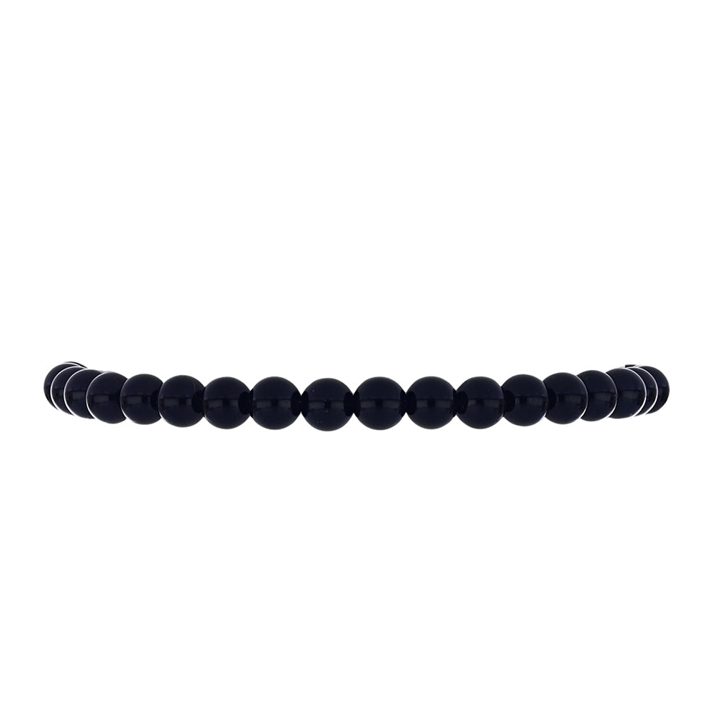Pulsera de Plata Bañada en Oro con Ónix negro de Suwar 2 