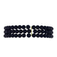 Pulsera de Plata Bañada en Oro con Ónix negro de Suwar