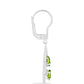 Pendientes de Plata con Peridoto de Changbai