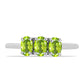 Anillo de Plata con Peridoto de Changbai