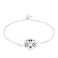 Pulsera de Plata con Peridoto de Changbai