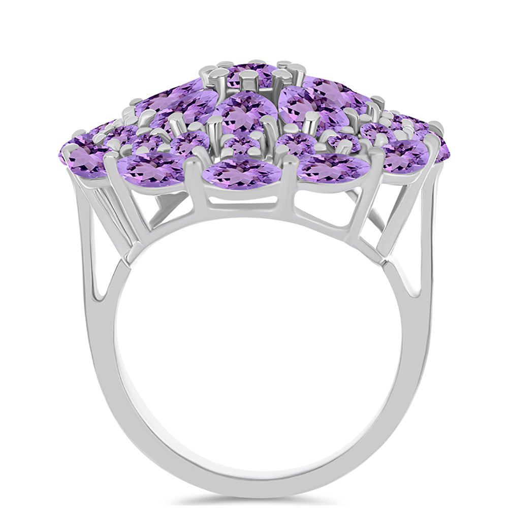 Anillo de Plata con Amatista Rosa de Francia 2 