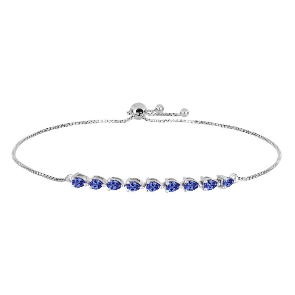 Pulsera de Plata con Tanzanita