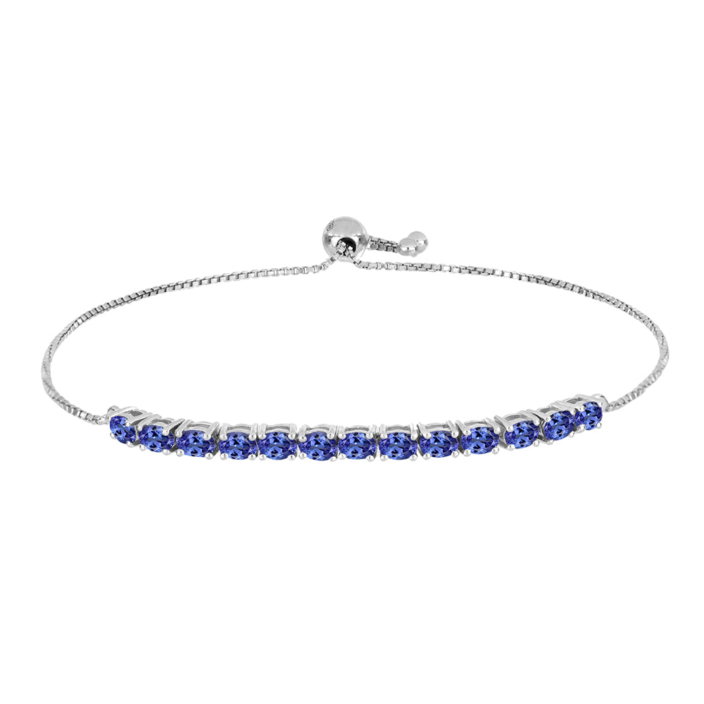 Pulsera de Plata con Tanzanita