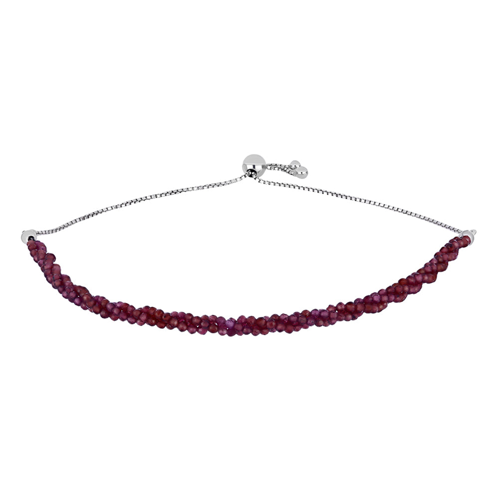 Pulsera de Plata con Granate Barton 1 